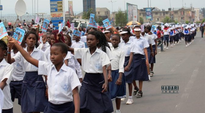 Marche des élèves de l’Institut Majengo