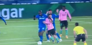 Liga – Barça : Après un mauvais geste de Nyom sur Messi, la presse catalane critique violemment l’arbitre !