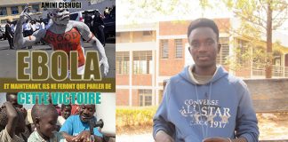 Congo/Livre: Amini Cishugi publie son nouveau ouvrage : «Ebola: Et maintenant, ils ne feront que parler de cette victoire »