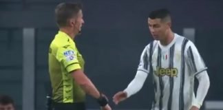 Assuré d’avoir manqué, Cristiano va vérifier… La montre de l’arbitre