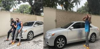 Quand Flavour surprend son ami d’enfance avec une voiture (Photo)