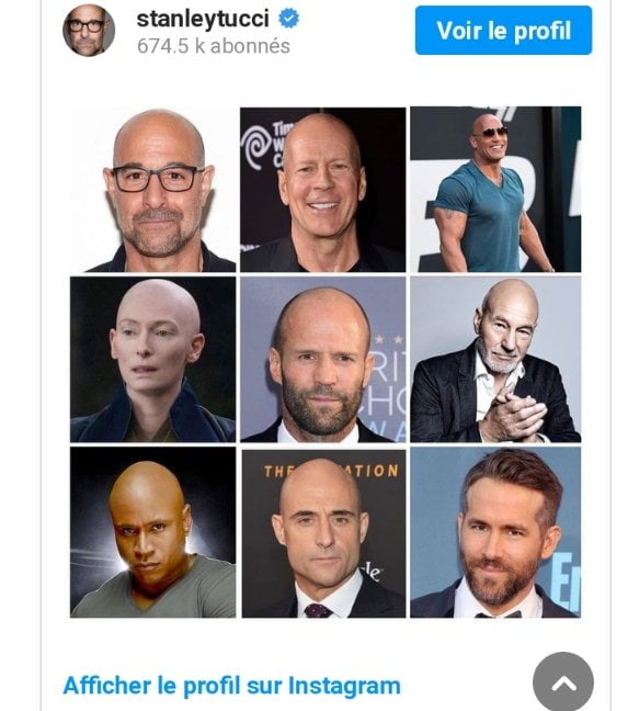 Top 10 des chauves les plus sexy du monde, The Rock 9èm du classement demande un recompte des voix 2 Top 10 des chauves les plus sexy du monde, The Rock 9èm du classement demande un recompte des voix 2