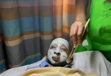 Grand P se fait des soins du visage pour se rendre tout beau (photo)