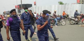 Goma : 5 présumés criminels arrêtés par la police en pleine ville