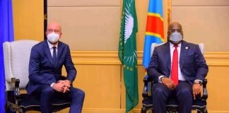 RDC : Tête-à-tête entre le président Félix Tshisekedi et le président du conseil Européen Charles Michel