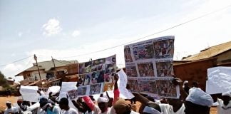 Butembo/MONUSCO : les militants de la LUCHA et ANTI GANG en sit-in au rond point VGH