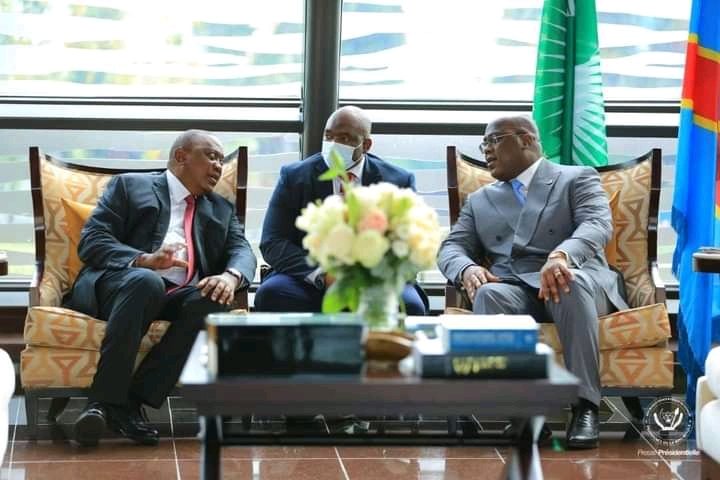 RDC : Tête-à-tête Félix Tshisekedi et le président Kenyan Uhuru Kenyatta ! 1