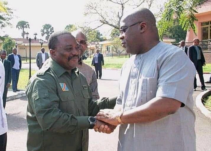 Flash info : Le président Félix Tshisekedi a reçu l'appel téléphonique de Joseph Kabila 1