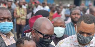 Nord-Kivu : Le premier ministre Sama Lukonde était face à la population déplacée dans le territoire de Nyiragongo