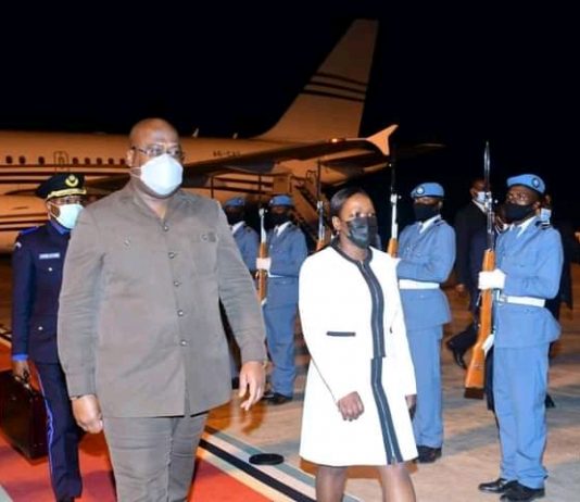 Flash info : Le président de la République Félix Tshisekedi est arrivé hier soir à Maputo