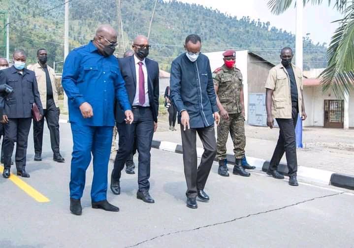 Flash info : Félix Tshisekedi à Rubavu avec le président Rwandais Paul Kagame 1 Flash info : Félix Tshisekedi à Rubavu avec le président Rwandais Paul Kagame 1