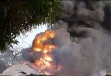 Urgent : Un dépôt de carburant prend feu à kabinda chef-lieu de la province de Lomami