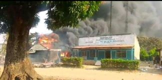 Lomami : Un feu d’origine inconnue se déclare dans un dépôt d’essence à Kabinda