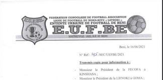 Beni-EUFBE : Mathali Wa Murusi Pablo Manzenga refuse de remettre le sceau de l’entité