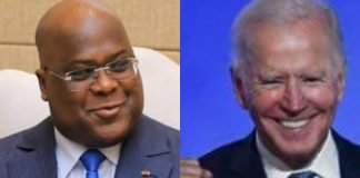 RDC : Le message du président Américain Joe Biden à Félix Tshisekedi