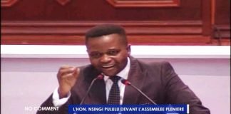 RDC : Le député national Nsingi Pululu prend la loi de Noël Tshiani ce jeudi !