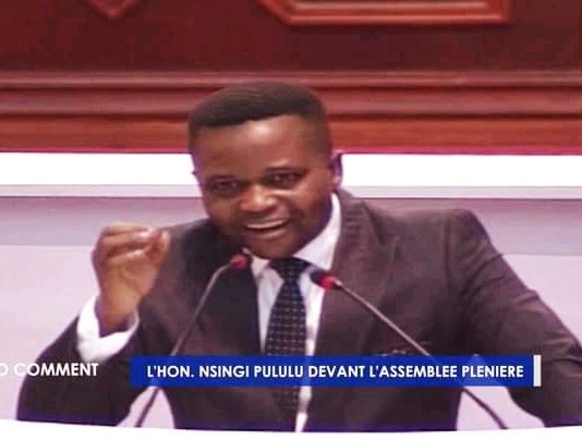 RDC : Le député national Nsingi Pululu prend la loi de Noël Tshiani ce jeudi !