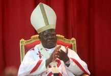 RDC : Le président de l’Assemblée nationale Christophe Mboso rend visite au cardinal Laurent Mosengo