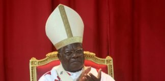 RDC : Le président de l’Assemblée nationale Christophe Mboso rend visite au cardinal Laurent Mosengo