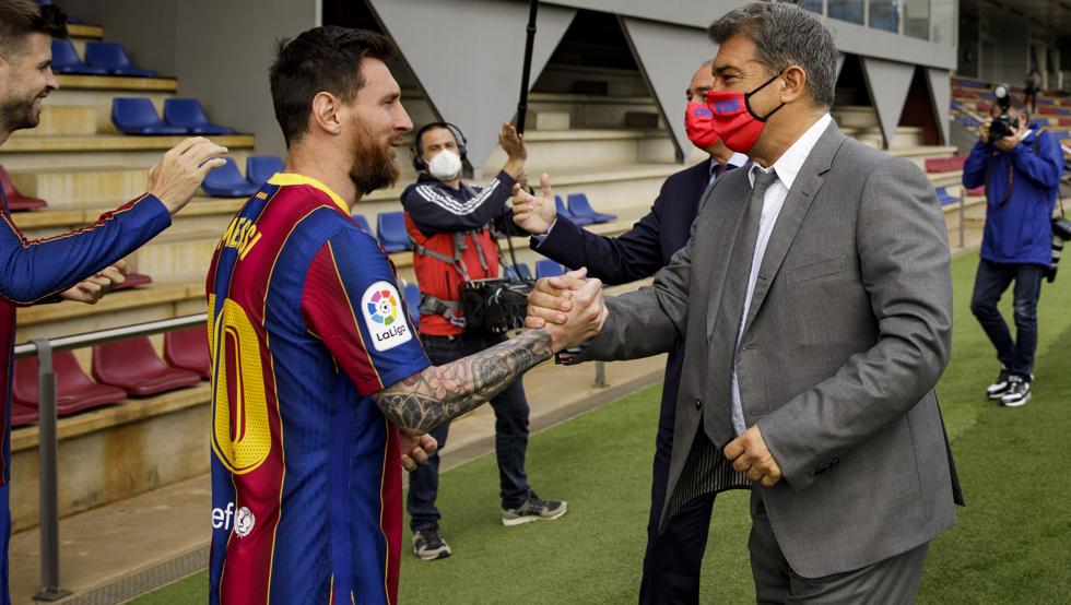 Mercato - Barcelone : Joan Laporta très confiant sur l'avenir de Lionel Messi 1 Mercato - Barcelone : Joan Laporta très confiant sur l'avenir de Lionel Messi 1