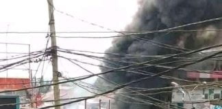 Flash : Un incendie s’est déclaré ce jeudi 02/09 sur l’avenue de l’université à Bakuadianga.