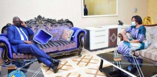 Kasaï-oriental : Le gouverneur du Kasaï Dieudonné Pieme à Mbujimayi