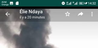Kinshasa : un camion prend feu sur le saut-de-mouton de Butabe