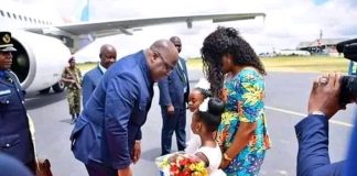 Haut-Katanga : Felix Tshisekedi s’est incliné devant la dépouille mortelle de Kyungu Wa Kumwanza