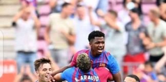 Barcelone renoue avec le succès, Ansu Fati célèbre son retour par un but 323 jours après son dernier match