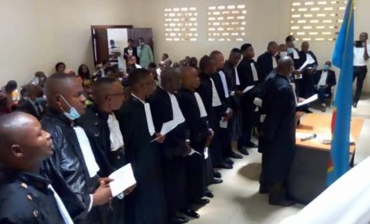 Kasaï Central : 15 avocats renouvèlent leur serment