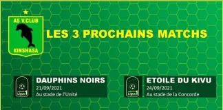 Vodacom ligue 1 : V. Club décroche trois points in extremis à Goma face à Dauphin noir
