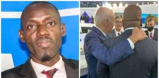 RDC : Prince Epenge crache sur la photo de Félix Tshisekedi et Joe Biden !