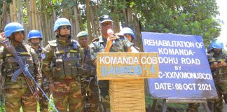 Irumu: la réhabilitation du tronçon routier Komanda-Idohu par la MONUSCO suscite des réactions