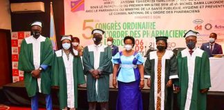 Ministère de la santé: La Vice-ministre aclôturé le 5ème congrès du Conseil National de l’Ordre des Pharmaciens de la RDC
