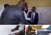 Flash/RDC : Félix Tshisekedi visite un motard qui a été touché par une voiture dans son cortège !