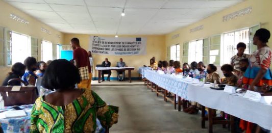 Kasaï central : 30 femmes leaders dans un atelier sur l’engagement et l’émergence dans les sphères politiques