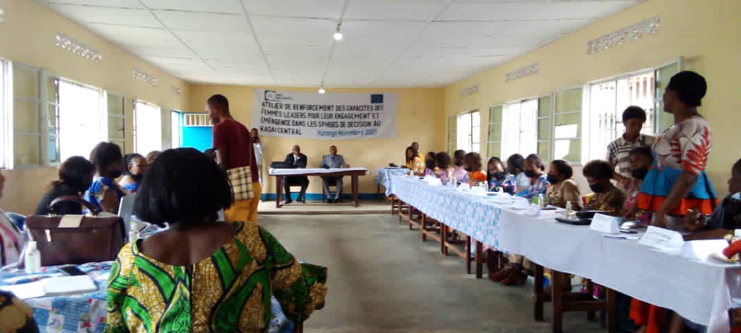 Kasaï central : 30 femmes leaders dans un atelier sur l’engagement et l’émergence dans les sphères politiques 1