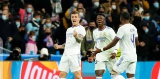 Ligue des champions : Le Real Madrid s’impose et conserve sa première place