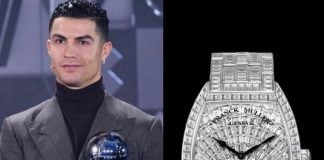 La somptueuse montre à 1.450.000 dollars que portait Cristiano Ronaldo fait le buzz à Dubaï !