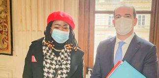RDC : L’honorable députée Christelle Vuanga reçue au Sénat en France !