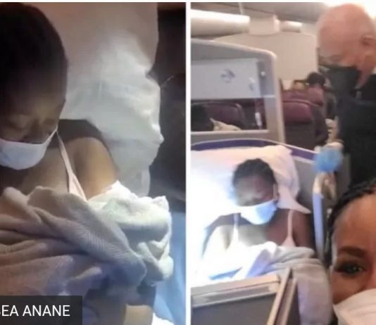 Scandaleux! Cette femme accouche en plein vol d’avion vers les États-Unis !
