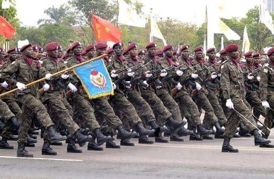 RDC : La Garde Républicaine dans les rues de kinshasa ce samedi 12 février pour une marche d’endurance !