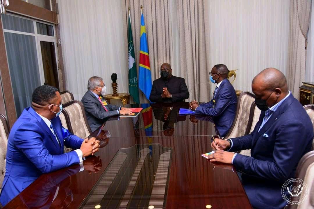 RDC : Le chef de l'Etat Félix Tshisekedi reçoit les investisseurs Américains ! 1 RDC : Le chef de l'Etat Félix Tshisekedi reçoit les investisseurs Américains ! 1