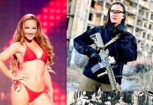 Russie/Ukraine : La Miss Anastasia Lenna dépose sa couronne et prend les armes pour défendre son pays !