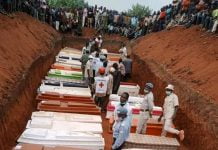 RDC: en Ituri, 62 morts ont été enterrés dans un même tombeau