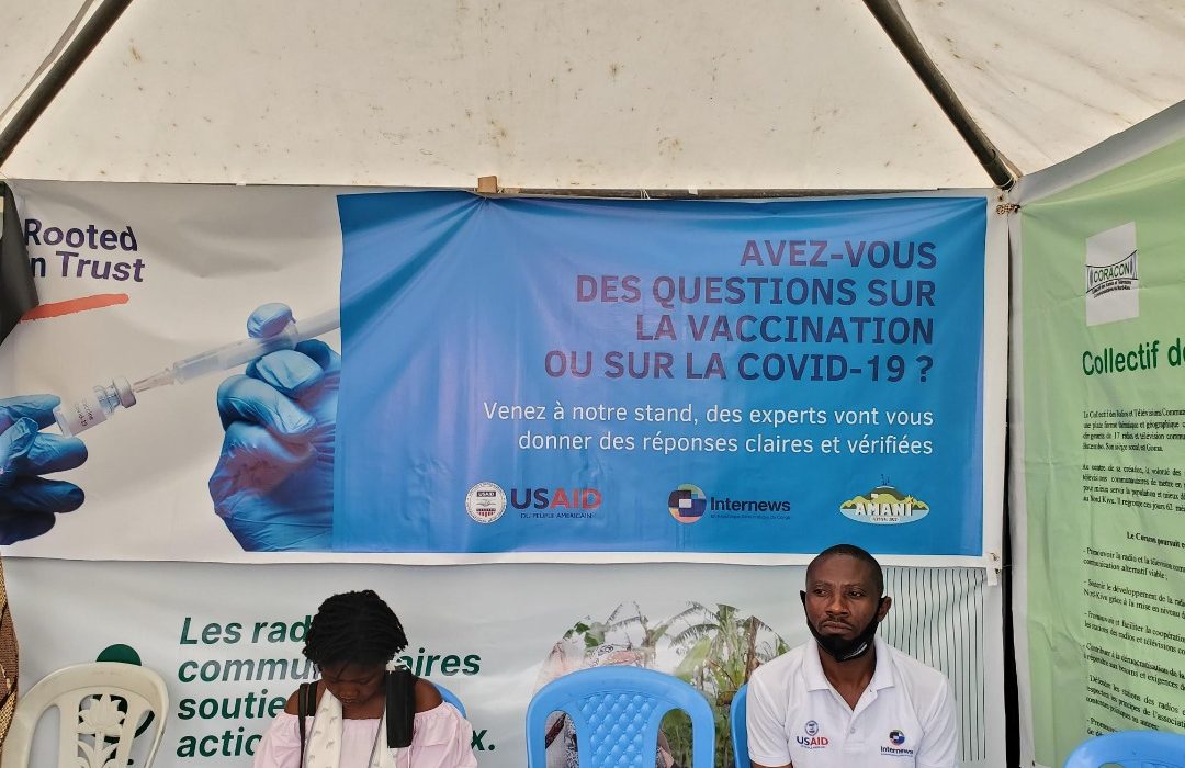 Goma/Festival Amani : Internews sensibilise la population sur la lutte contre covid-9 2