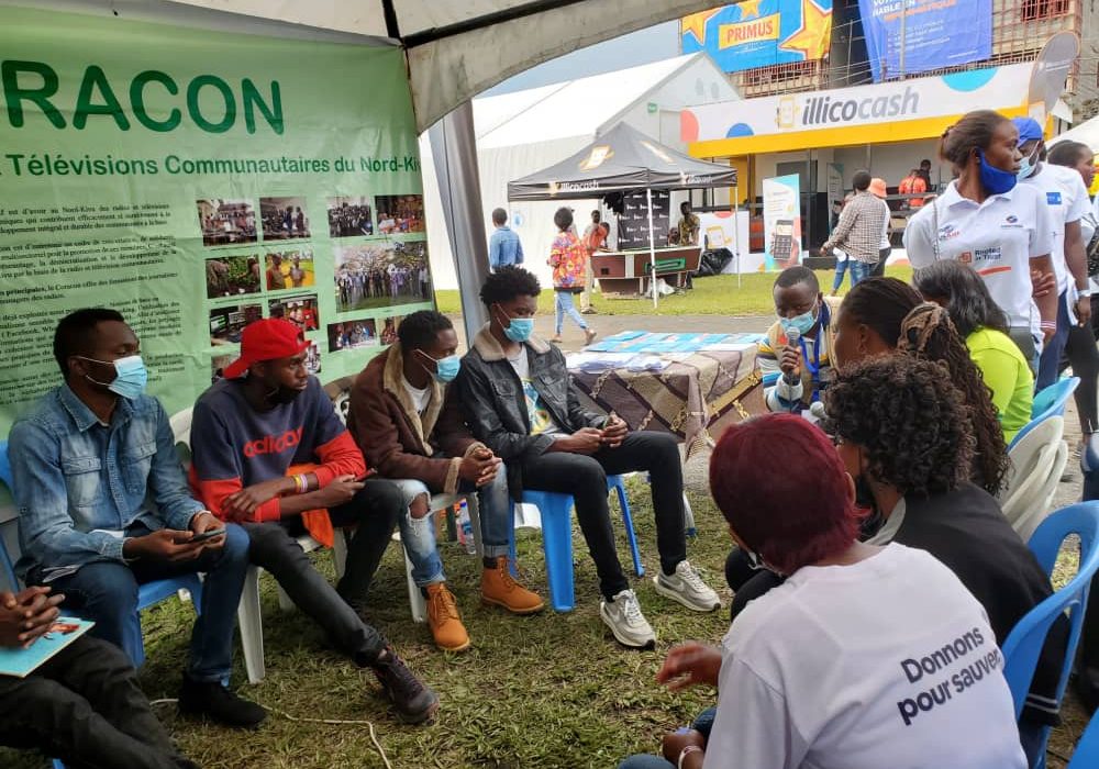 Goma/Festival Amani : Internews sensibilise la population sur la lutte contre covid-9 1
