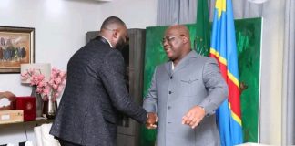 Flash/RDC: Le boxeur Martin Bakole reçu par le président de la République Félix-Antoine Tshilombo