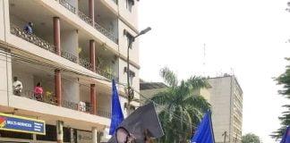 RDC-Rwanda: Le drapeau rwandais brûlé lors de la manifestation à Kinshasa
