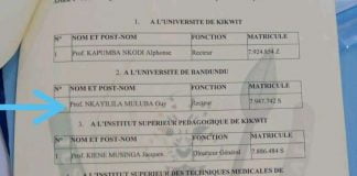 RDC : Un mort nommé à la tête d’une institution !